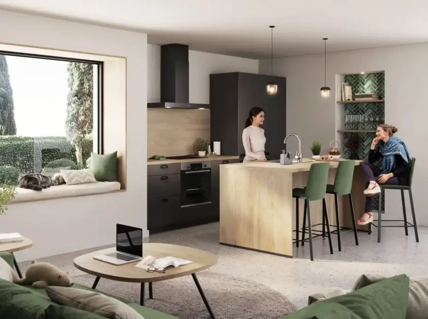 De keuken van Julie en Roos